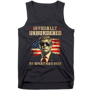 Officially Unburdened By What Has Been Trump Victory Tank Top