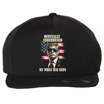 Officially Unburdened By What Has Been Trump Victory Wool Snapback Cap