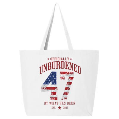 Officially Unburdened By What Has Been Trump Victory 25L Jumbo Tote