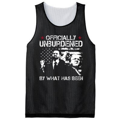 Officially Unburdened By What Has Been Trump Vance Victory Mesh Reversible Basketball Jersey Tank