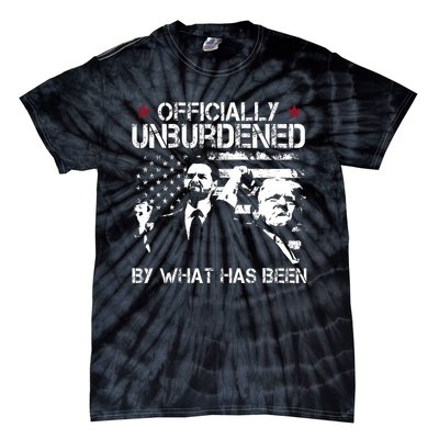 Officially Unburdened By What Has Been Trump Vance Victory Tie-Dye T-Shirt