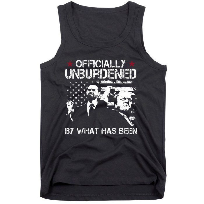 Officially Unburdened By What Has Been Trump Vance Victory Tank Top