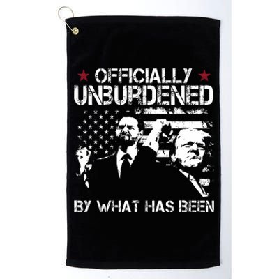 Officially Unburdened By What Has Been Trump Vance Victory Platinum Collection Golf Towel