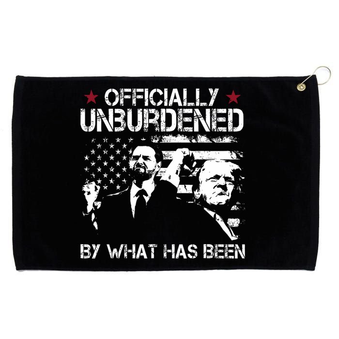 Officially Unburdened By What Has Been Trump Vance Victory Grommeted Golf Towel