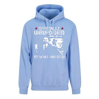 Officially Unburdened By What Has Been Trump Vance Victory Unisex Surf Hoodie