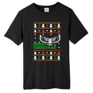 Owl Ugly Christmas Tall Fusion ChromaSoft Performance T-Shirt