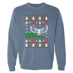 Owl Ugly Christmas Garment-Dyed Sweatshirt