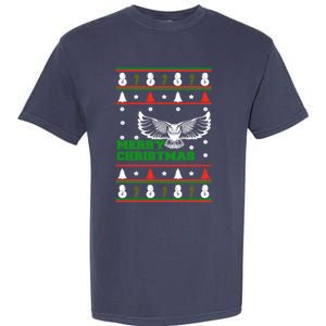 Owl Ugly Christmas Garment-Dyed Heavyweight T-Shirt