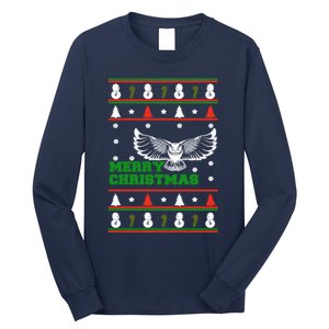 Owl Ugly Christmas Long Sleeve Shirt