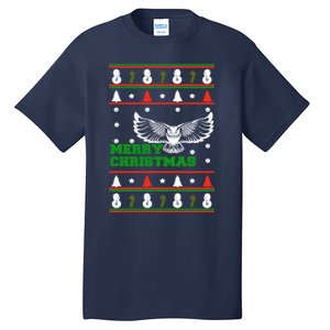 Owl Ugly Christmas Tall T-Shirt