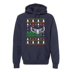 Owl Ugly Christmas Premium Hoodie