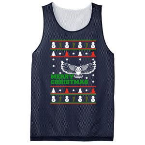 Owl Ugly Christmas Mesh Reversible Basketball Jersey Tank