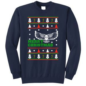 Owl Ugly Christmas Tall Sweatshirt