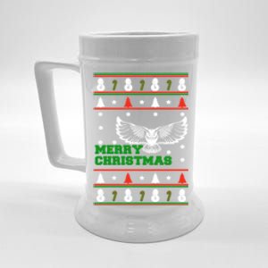 Owl Ugly Christmas Beer Stein