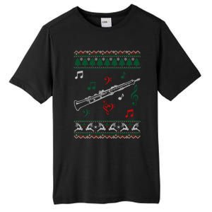 Oboe Ugly Christmas Sweater Tall Fusion ChromaSoft Performance T-Shirt