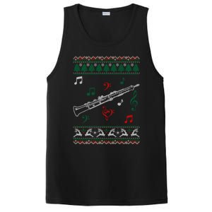 Oboe Ugly Christmas Sweater PosiCharge Competitor Tank