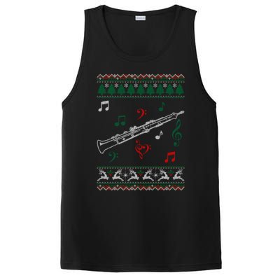 Oboe Ugly Christmas Sweater PosiCharge Competitor Tank