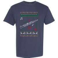 Oboe Ugly Christmas Sweater Garment-Dyed Heavyweight T-Shirt