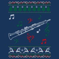 Oboe Ugly Christmas Sweater Cooling Performance Crew T-Shirt