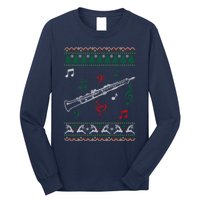 Oboe Ugly Christmas Sweater Long Sleeve Shirt