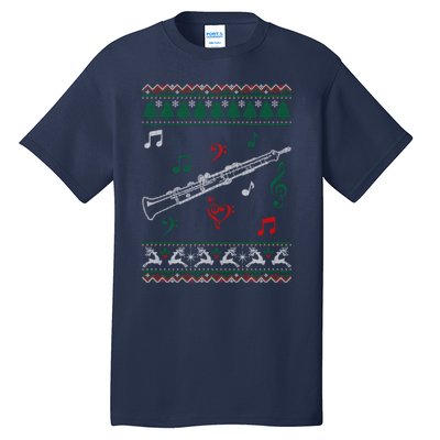 Oboe Ugly Christmas Sweater Tall T-Shirt