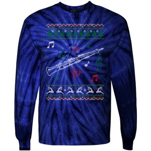 Oboe Ugly Christmas Sweater Tie-Dye Long Sleeve Shirt