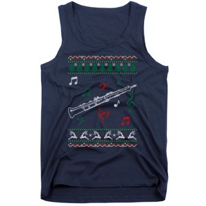 Oboe Ugly Christmas Sweater Tank Top