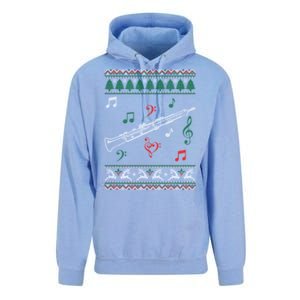 Oboe Ugly Christmas Sweater Unisex Surf Hoodie