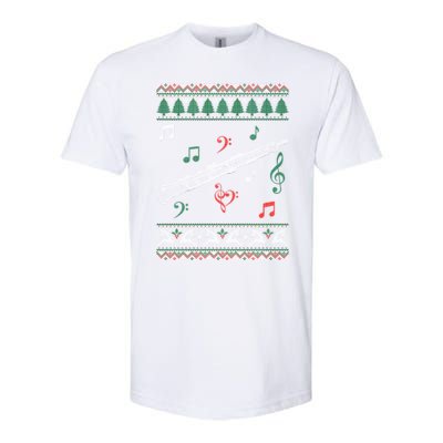 Oboe Ugly Christmas Sweater Softstyle CVC T-Shirt