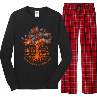 Orange Unity Day Native American Every Child Long Sleeve Pajama Set