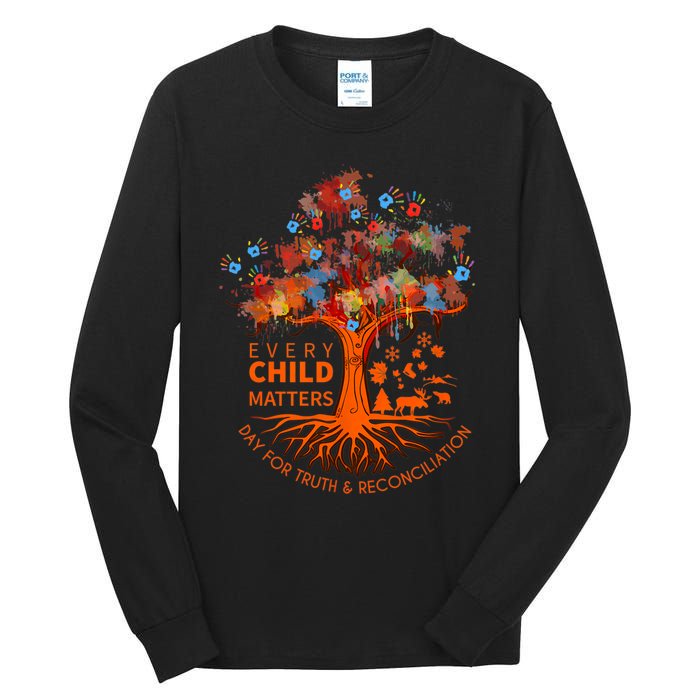 Orange Unity Day Native American Every Child Tall Long Sleeve T-Shirt