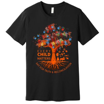 Orange Unity Day Native American Every Child Premium T-Shirt