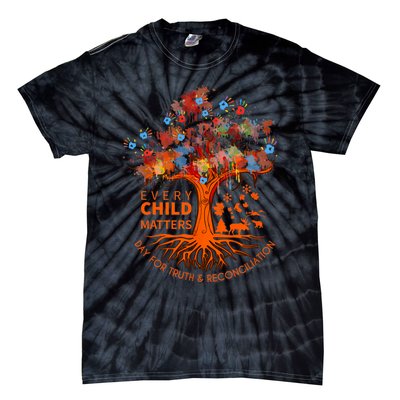 Orange Unity Day Native American Every Child Tie-Dye T-Shirt