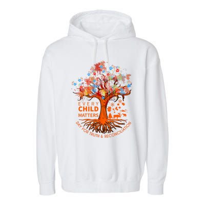 Orange Unity Day Native American Every Child Garment-Dyed Fleece Hoodie