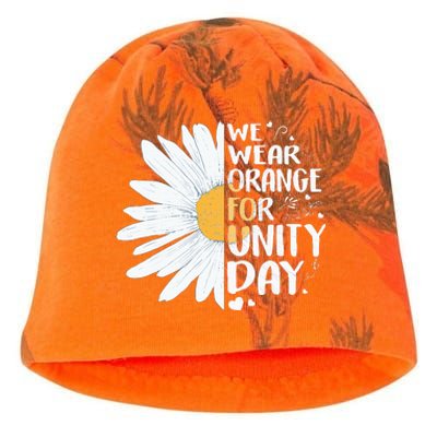 ORANGE UNITY DAY Daisy We Wear Orange For Unity Day Kati - Camo Knit Beanie