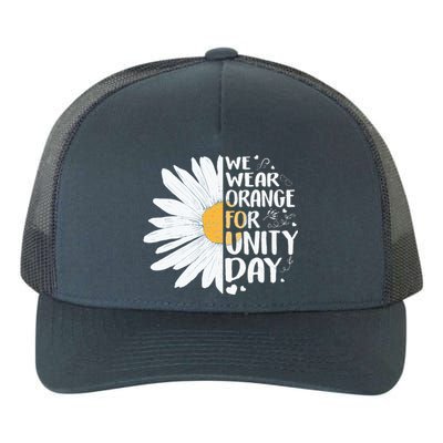 ORANGE UNITY DAY Daisy We Wear Orange For Unity Day Yupoong Adult 5-Panel Trucker Hat