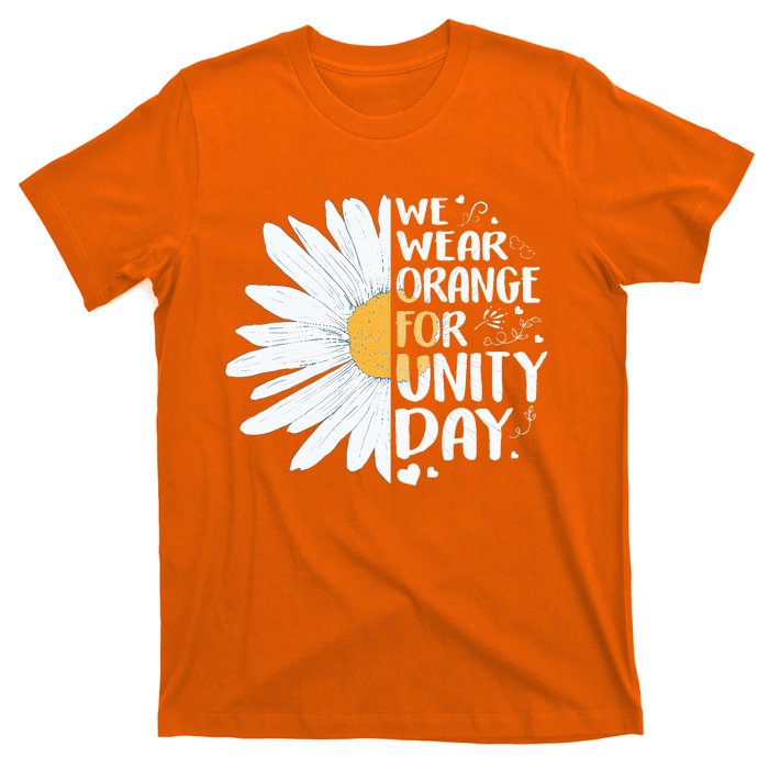 ORANGE UNITY DAY Daisy We Wear Orange For Unity Day T-Shirt