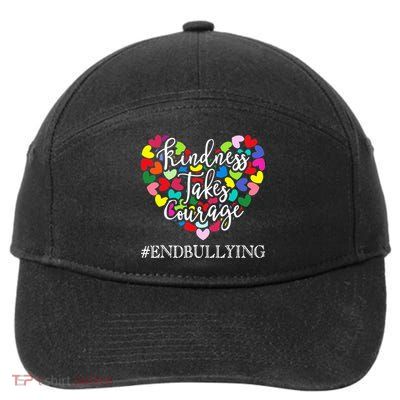Orange Unity Day Anti Bullying Spreed Kindness 7-Panel Snapback Hat