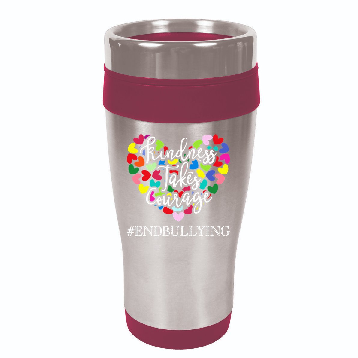 Orange Unity Day Anti Bullying Spreed Kindness 16oz Travel Tumbler
