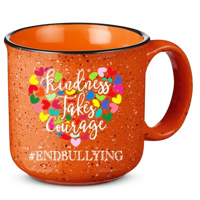 Orange Unity Day Anti Bullying Spreed Kindness 15oz Campfire Ceramic Mug