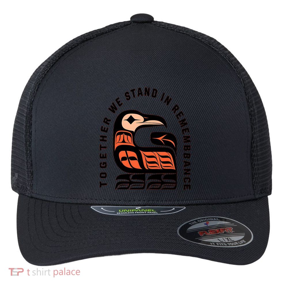 Orange Unity Day Native American Every Child Flexfit Unipanel Trucker Cap