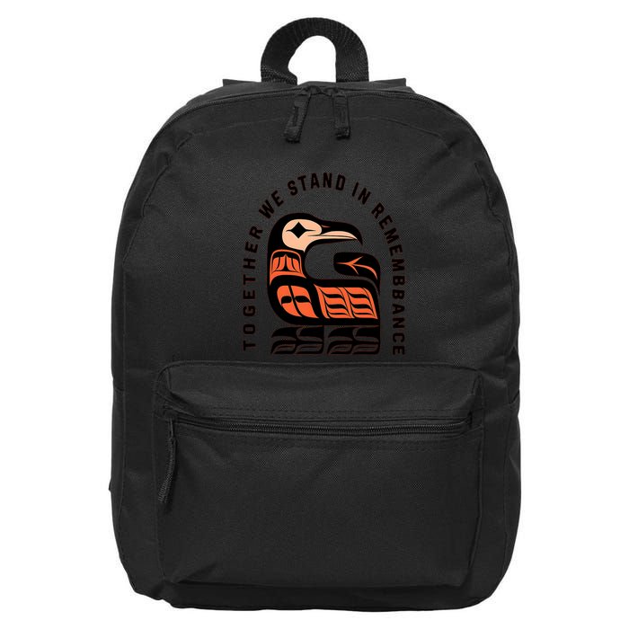 Orange Unity Day Native American Every Child 16 in Basic Backpack