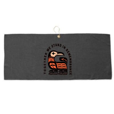 Orange Unity Day Native American Every Child Large Microfiber Waffle Golf Towel