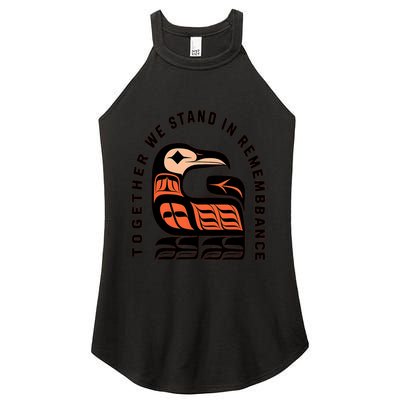Orange Unity Day Native American Every Child Women's Perfect Tri Rocker Tank