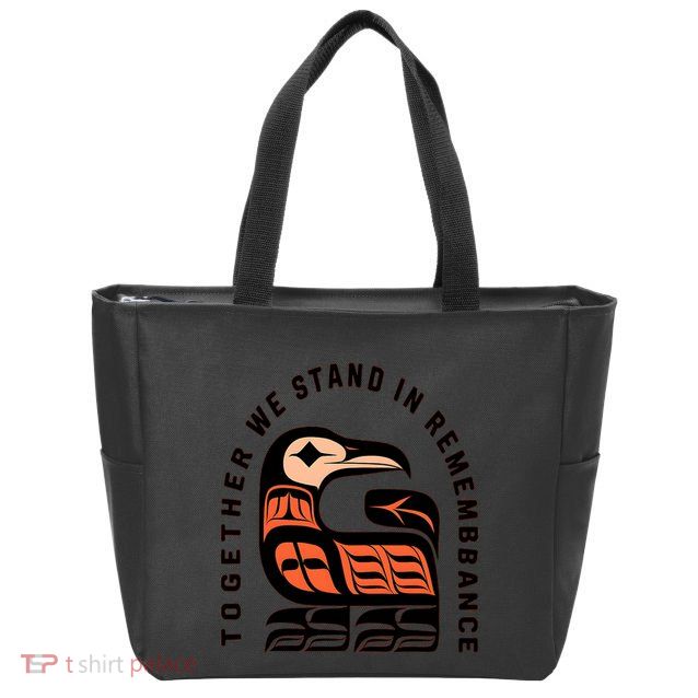 Orange Unity Day Native American Every Child Zip Tote Bag