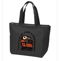 Orange Unity Day Native American Every Child Zip Tote Bag