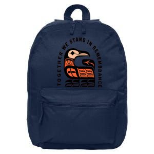 Orange Unity Day Native American Every Child 16 in Basic Backpack