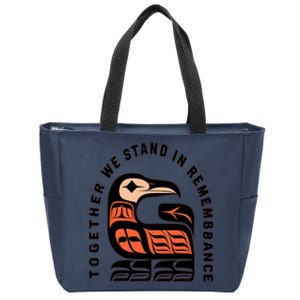 Orange Unity Day Native American Every Child Zip Tote Bag