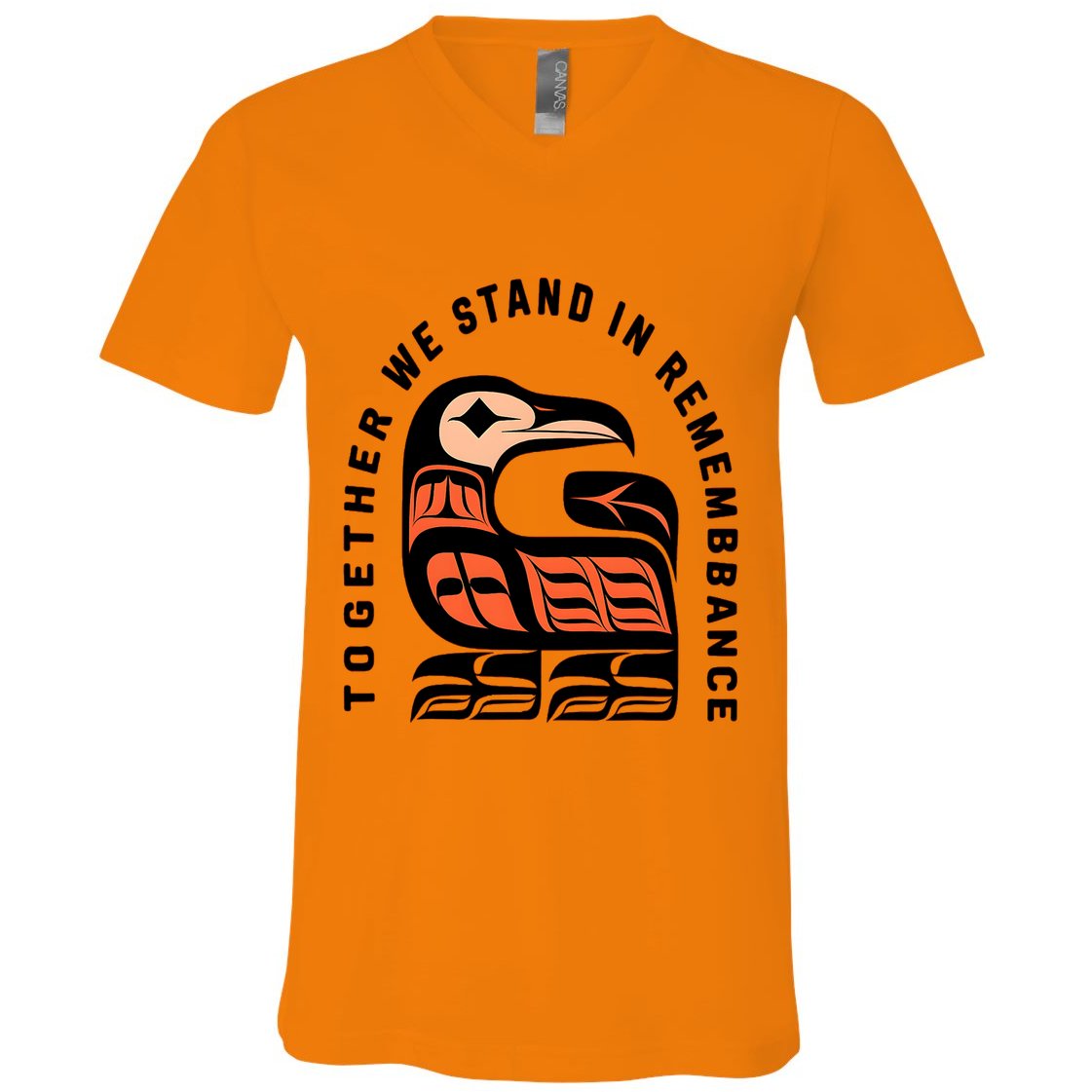 Orange Unity Day Native American Every Child V-Neck T-Shirt