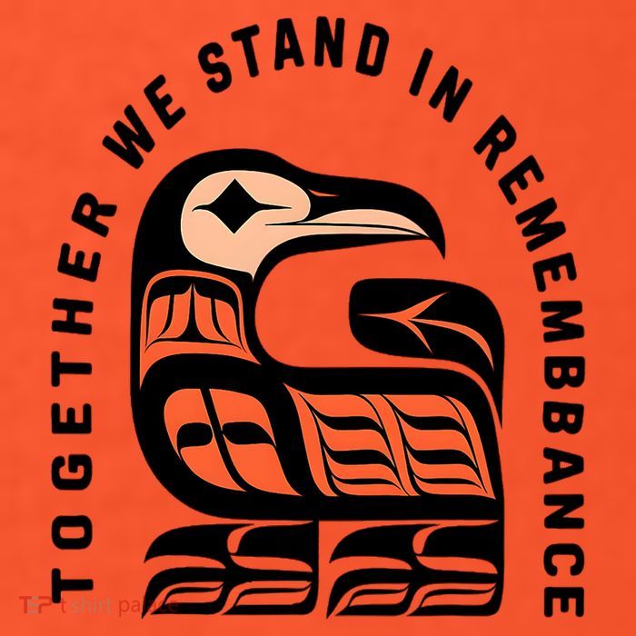 Orange Unity Day Native American Every Child Button